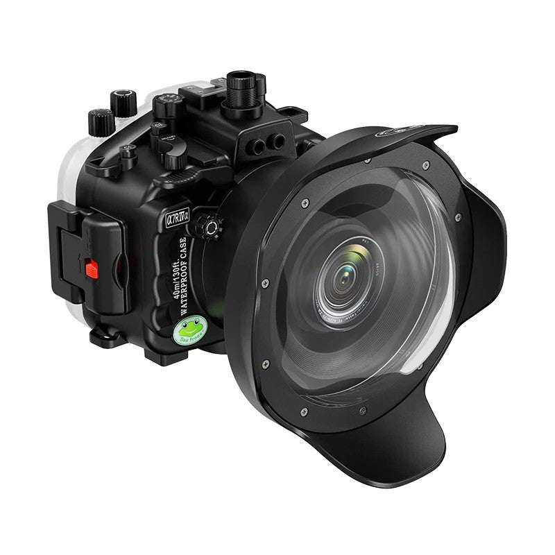 Seafrogs Sony A7R IV custodia policarbonato + dome per 16-35 F4