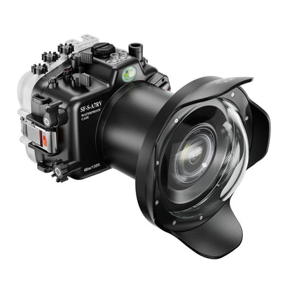 Seafrogs Sony A7R V custodia policarbonato + dome per 16-35 F4