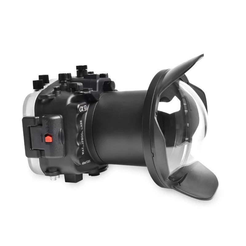 Seafrogs Sony A9 custodia policarbonato + dome per 16-35 F4