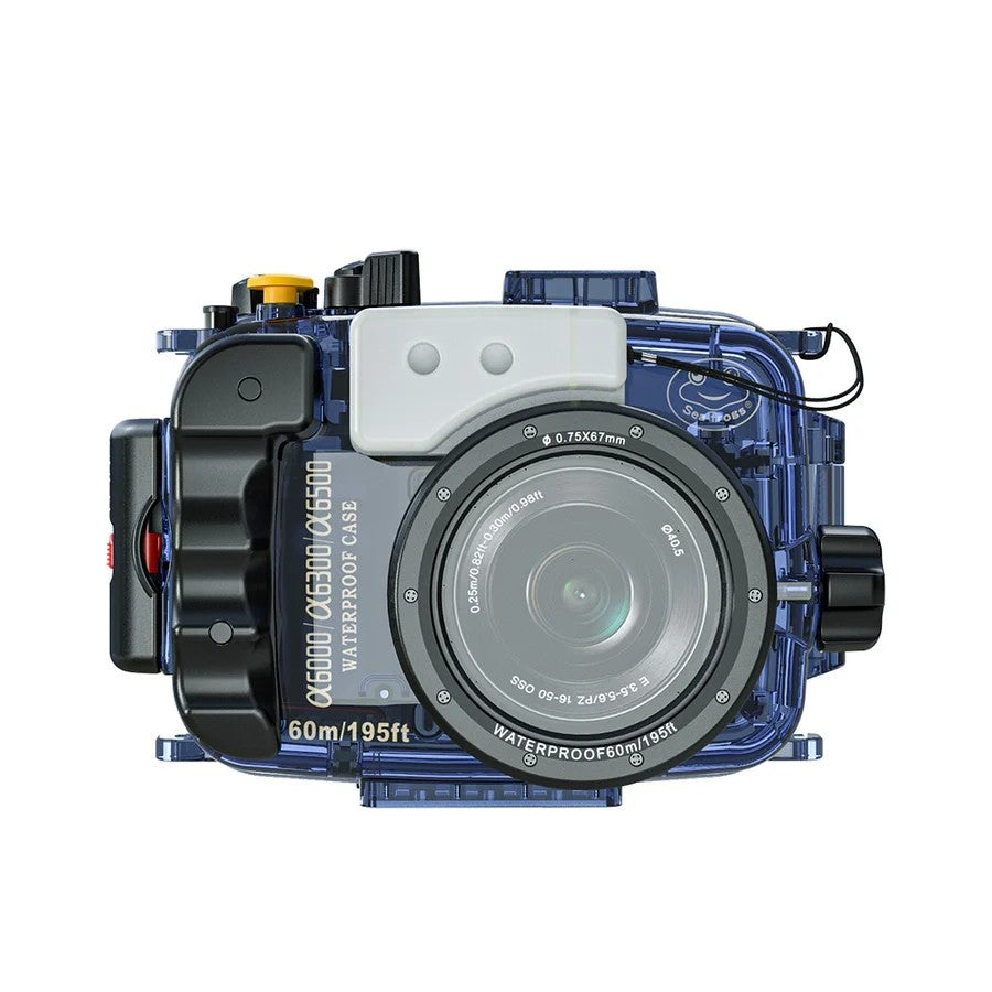 Seafrogs Sony A6500/6300/6000 custodia policarbonato + PORT PER 16-50