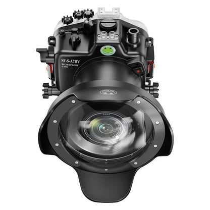 Seafrogs Sony A7R V custodia policarbonato + dome per 16-35 F4