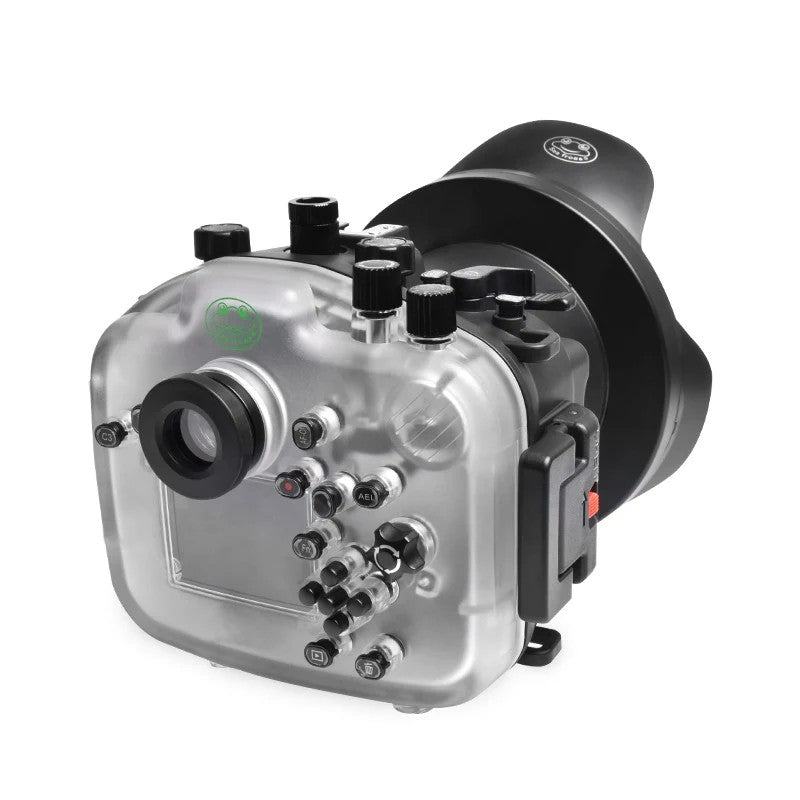 Seafrogs Sony A9 custodia policarbonato + dome per 16-35 F4