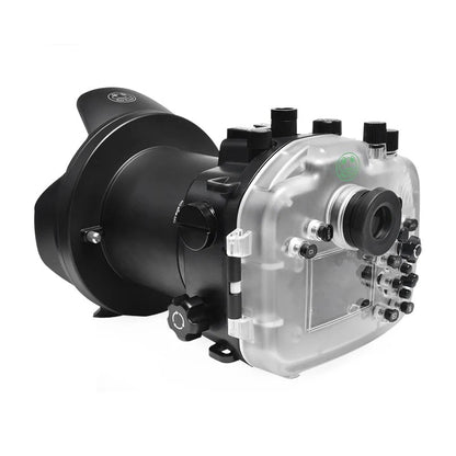Seafrogs Sony A9 II custodia policarbonato + dome per 16-35 F4