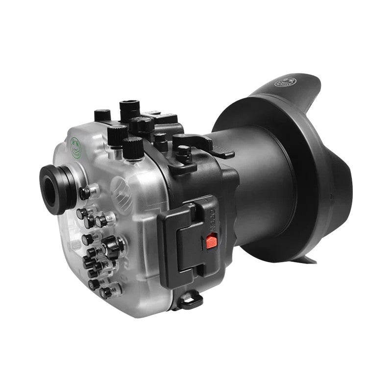 Seafrogs Sony A9 II custodia policarbonato + dome per 16-35 F4