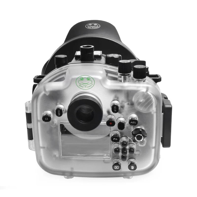 Seafrogs Sony A9 II custodia policarbonato + dome per 16-35 F4