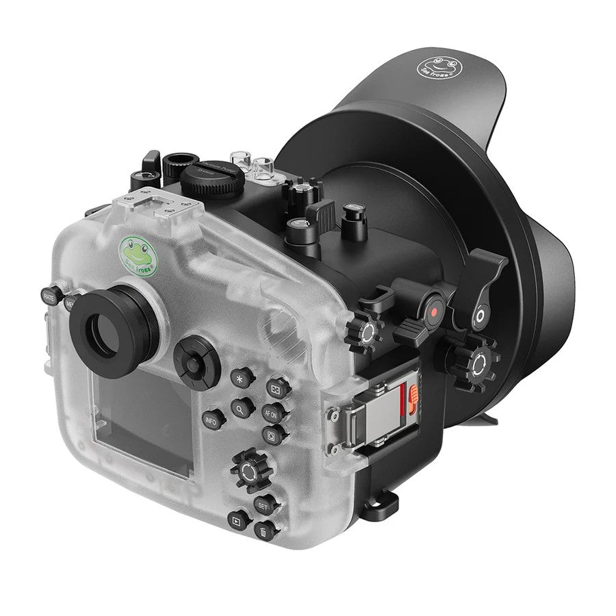Seafrogs Canon Eos R6 MKII custodia policarbonato + dome per RF 24-105 F4 L