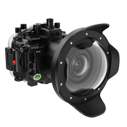 Seafrogs Sony A7S III custodia policarbonato + dome per 16-35 F4