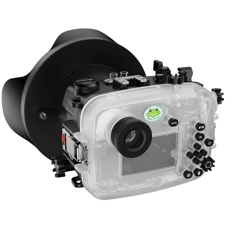 Seafrogs Sony A6700 custodia policarbonato + PORT PER 16-50