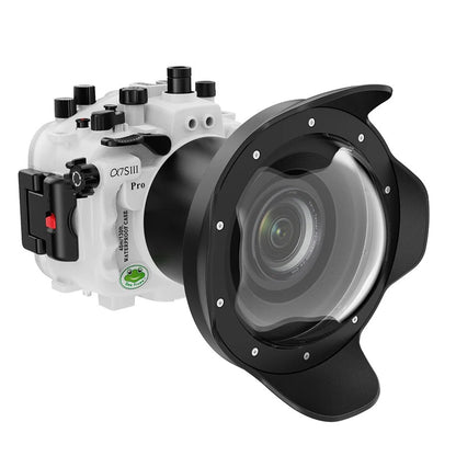 Seafrogs Sony A7S III custodia policarbonato + dome per 16-35 F4