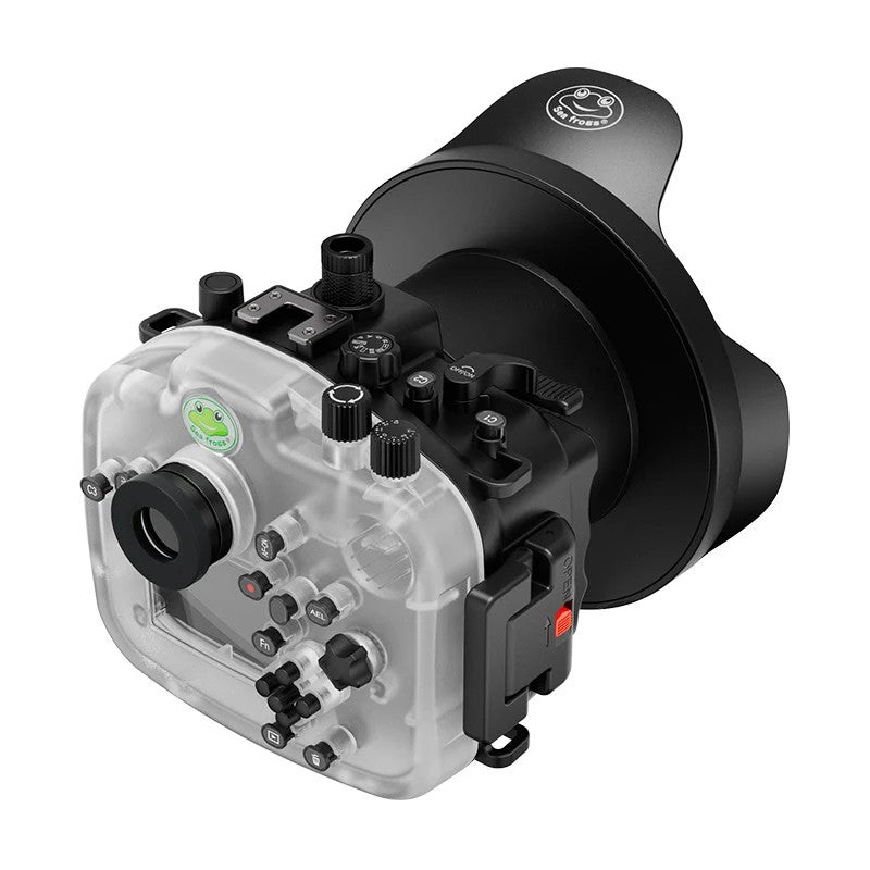 Seafrogs Sony A7R IV custodia policarbonato + dome per 16-35 F4