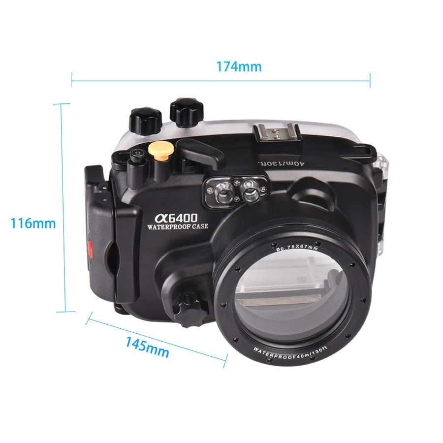 Seafrogs Sony A6400 custodia policarbonato + PORT PER 16-50