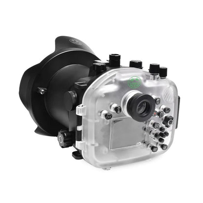 Seafrogs Sony A9 custodia policarbonato + dome per 16-35 F4