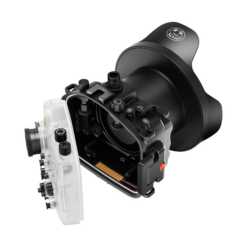 Seafrogs Sony A7R IV custodia policarbonato + dome per 16-35 F4