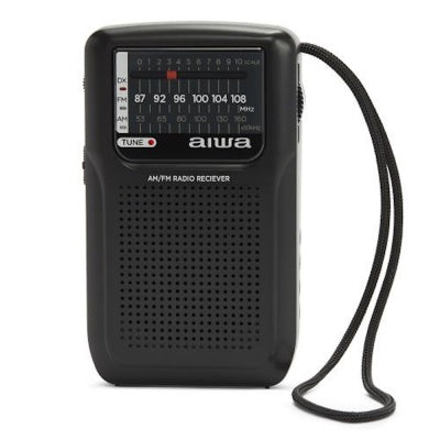 Aiwa RS-33 Radio Portable Analog Black