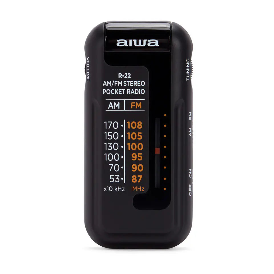 Aiwa Радио R-22BK Radio Personal Analog Black