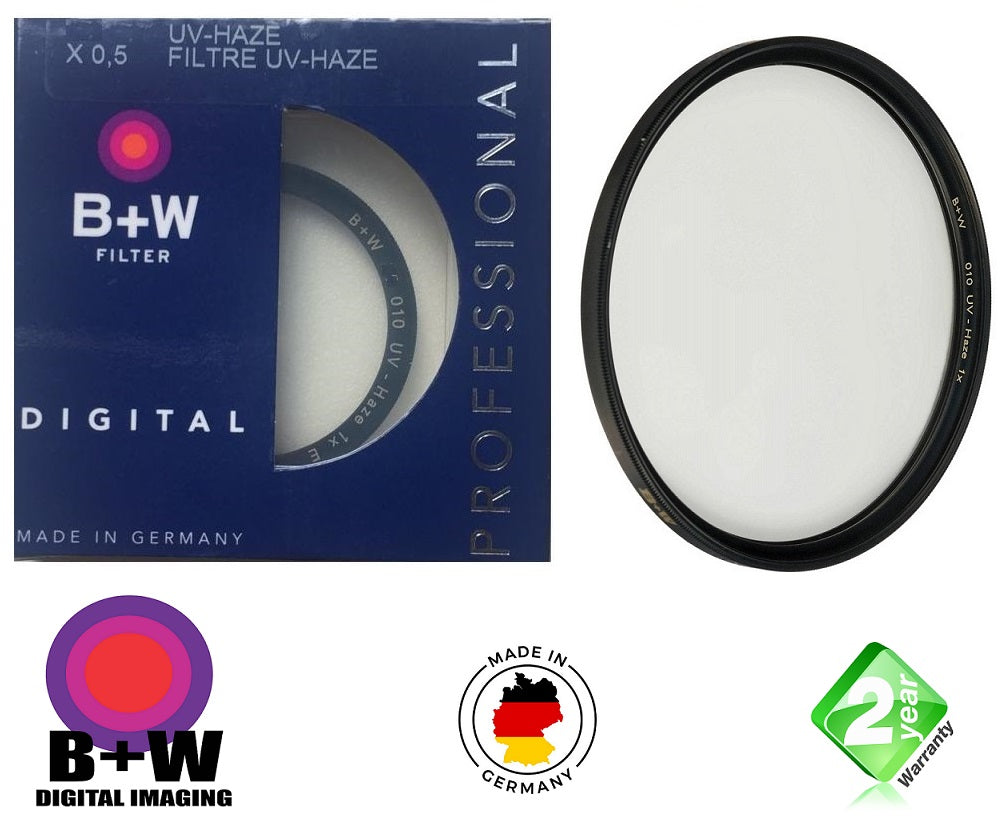 B+W 40.5mm Clear UV Haze Filter (010) #70068 (Made In Germany)