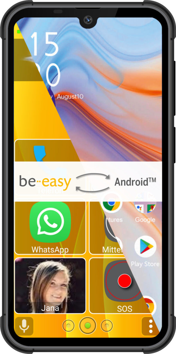 Beafon MX1 14.5 Cm (5.71") Dual SIM Android 10.0 4G USB Type-C 4 GB 128 GB 4000 mAh Black