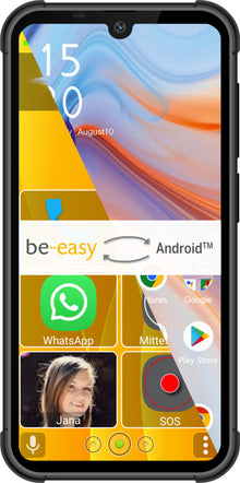 Beafon MX1 14.5 Cm (5.71") Dual SIM Android 10.0 4G USB Type-C 4 GB 128 GB 4000 mAh Black