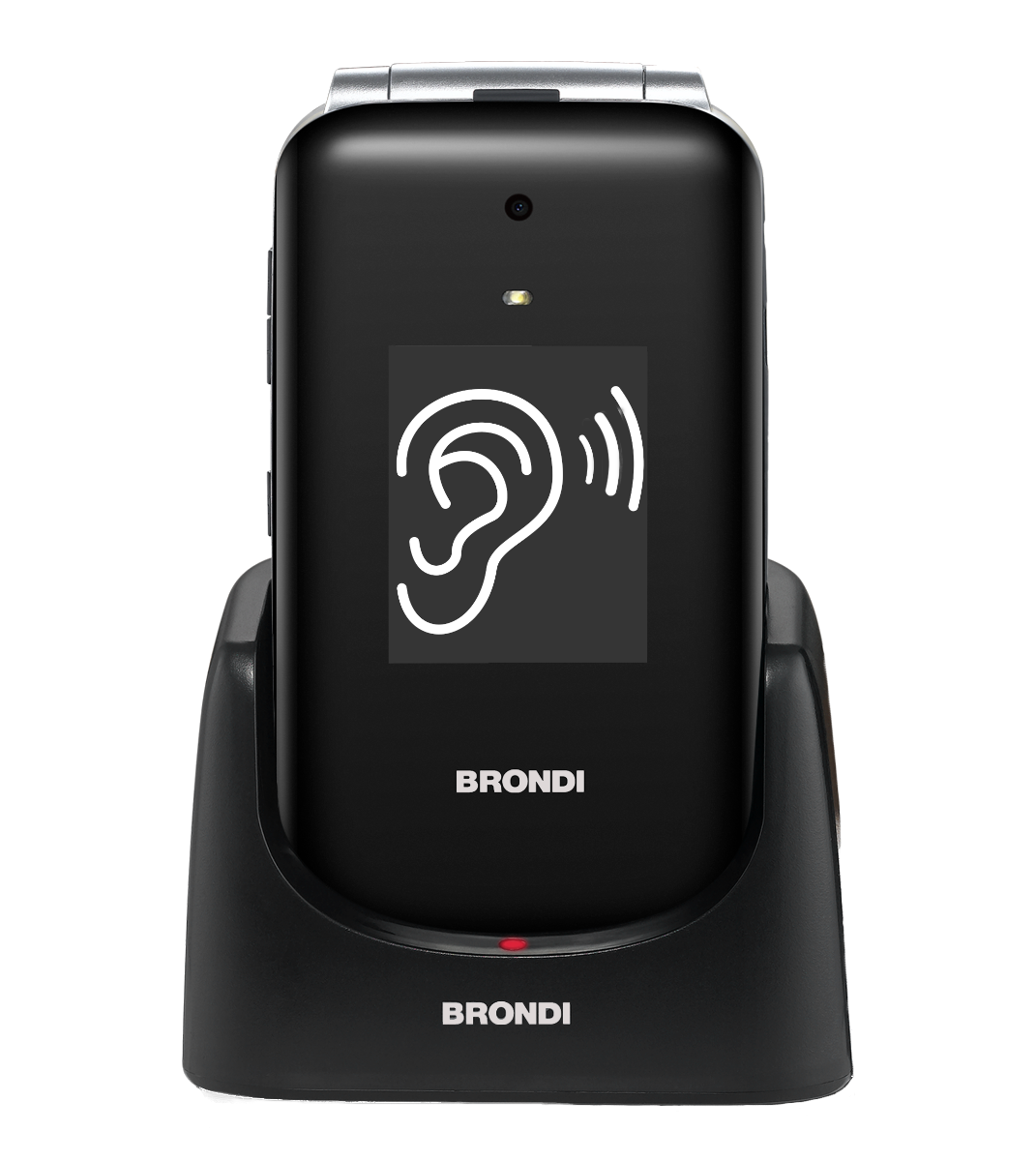 Brondi Amico Supervoice 7,11 Cm (2.8") Nero Telefono Per Anziani