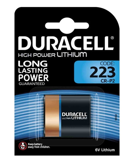 Duracell Lithium 223/CRP2 Battery 6V
