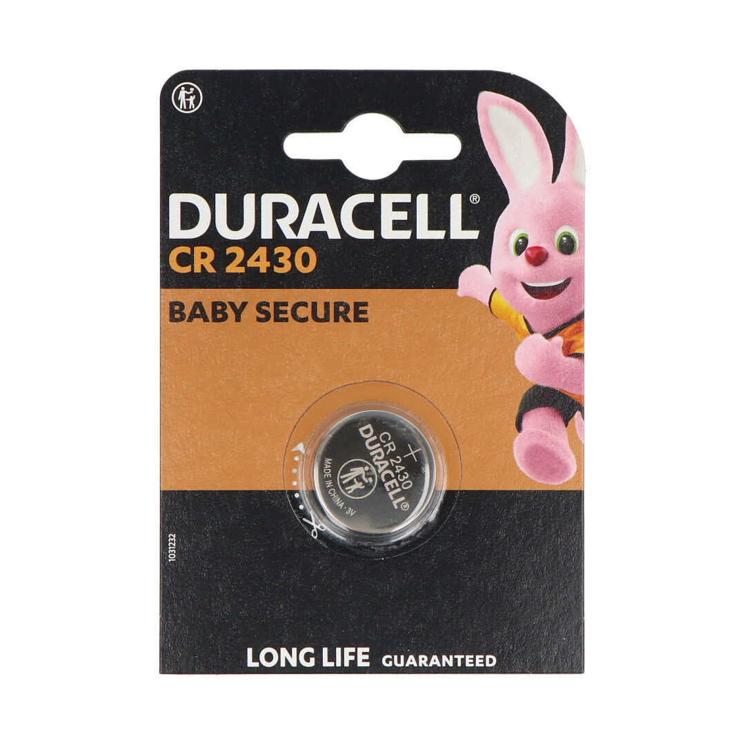 Duracell Lithium Coin 2430 Battery