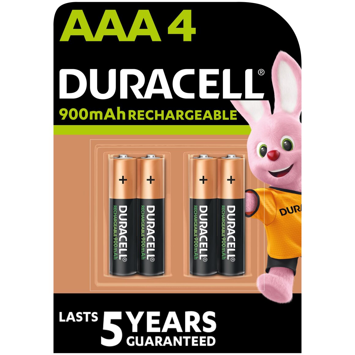 Duracell Recharge Ultra AAA 4 Pack Rechargeable Batteries