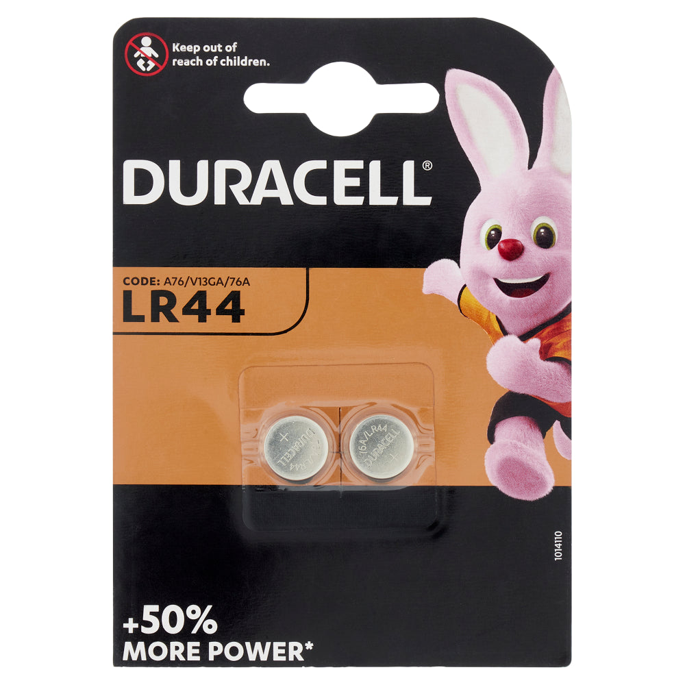 Duracell Speciality LR44 Alkaline Button Battery 1.5V