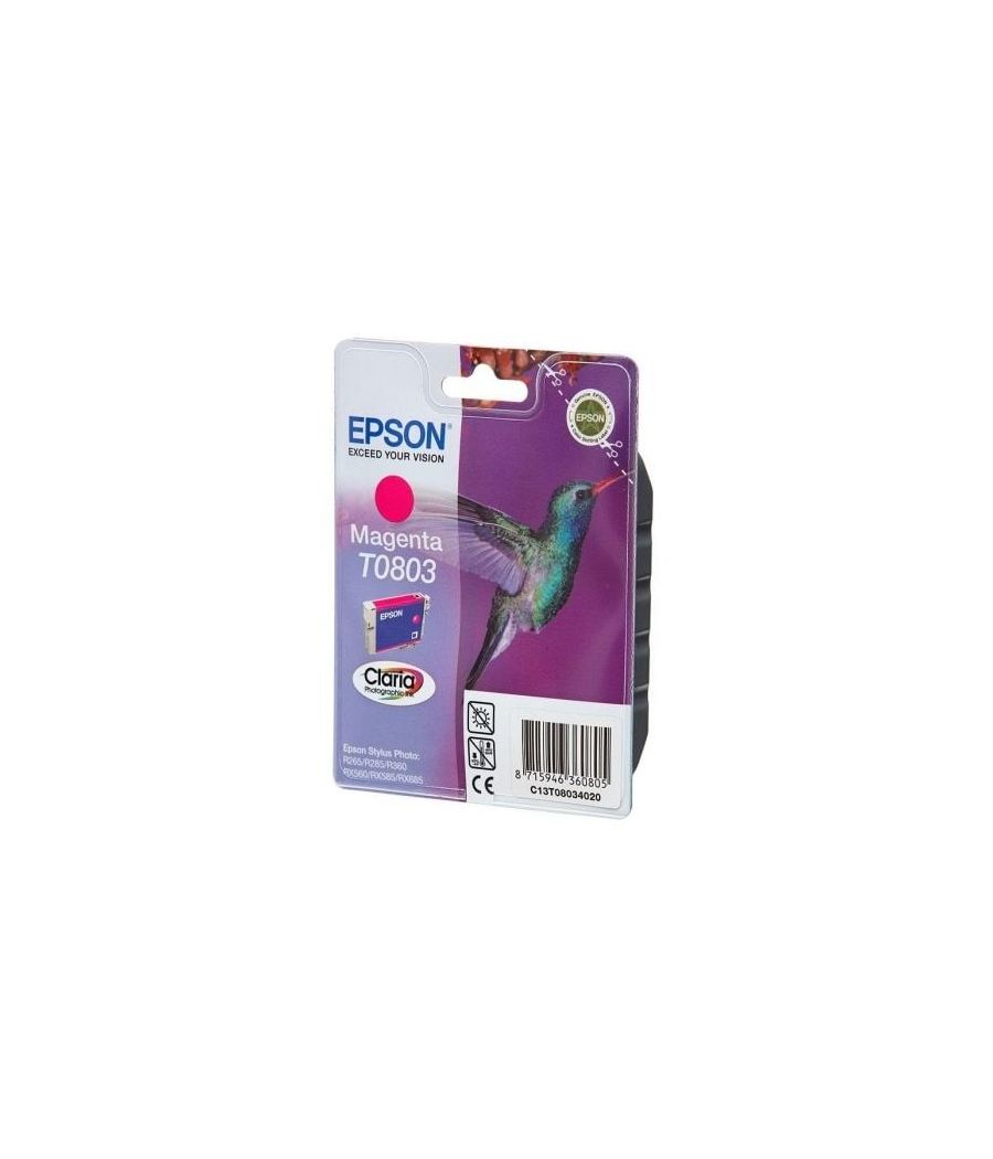 Epson Hummingbird T0803 (Yield: 440 Pages) Magenta Ink Cartridge