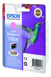 Epson Hummingbird T0806 (Yield: 590 Pages) Light Magenta Ink Cartridge