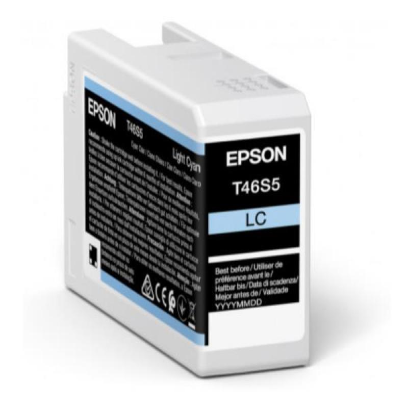 Epson Ink Cartridge Light Cyan T 46S5 25 Ml Ultrachrome Pro 10