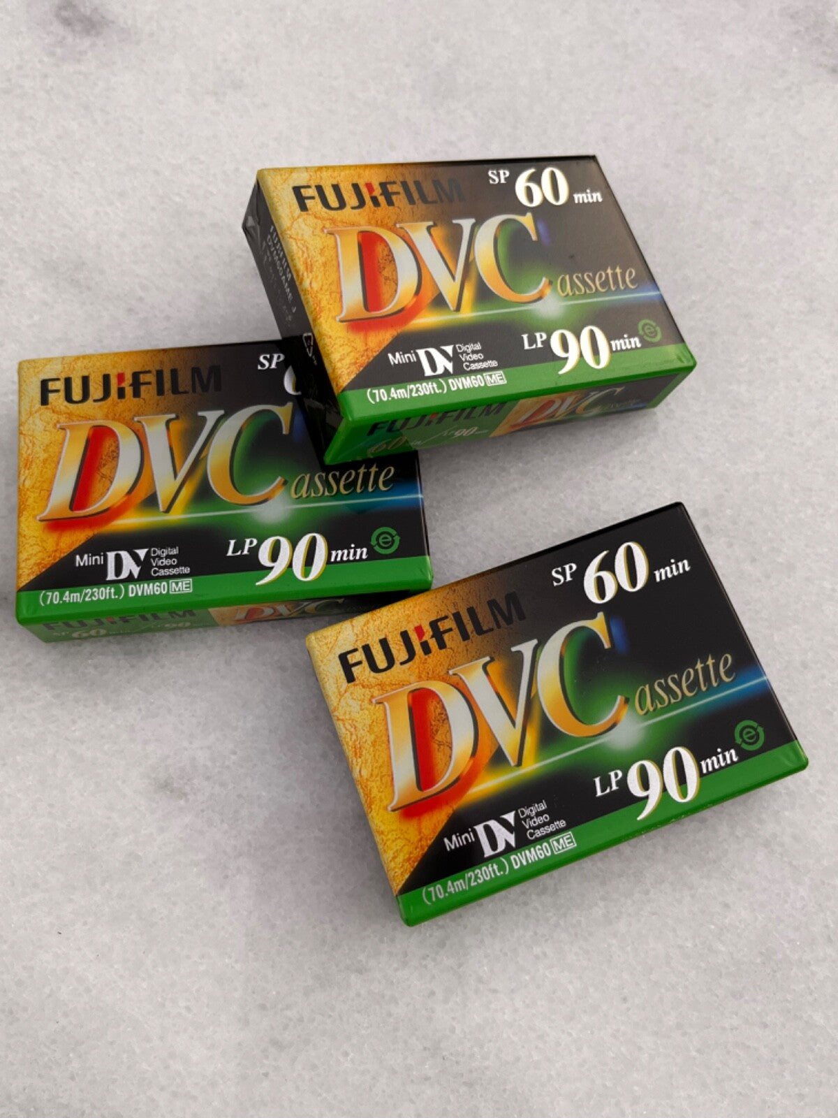Fuji Film DVC Digital Video Cassette 60 SP 90 LP Factory Sealed (3)
