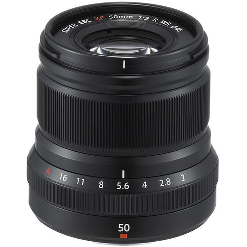 Fujifilm FU502RWRB XF 50mm F2.0 WR Lens Black