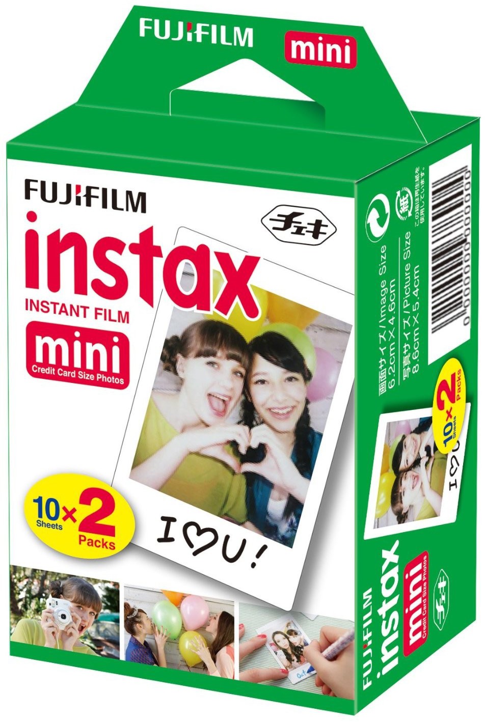 Fujifilm Instant Instax Mini/glossy 10x2