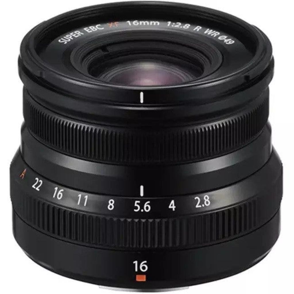 Fujifilm XF 16mm F/2.8 R WR Wide-Angle Lens - Black