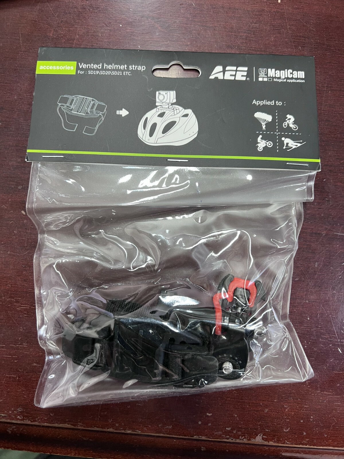 Helmet Camera Mounting Accessory for Sports, NEW