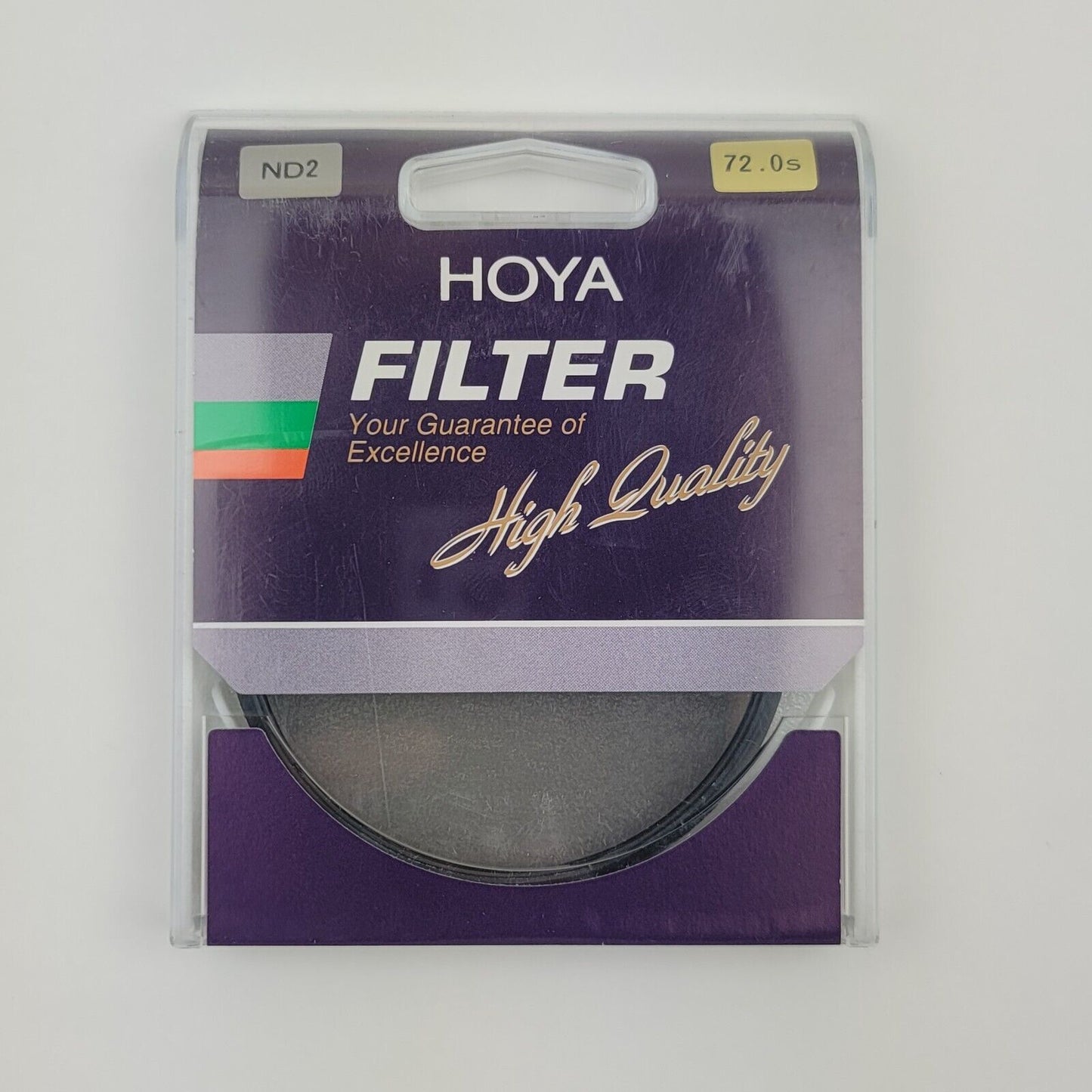 HOYA Filter ND2 NDX2 72.0S 72mm Made In Japan By Tokina Co. Ltd. New