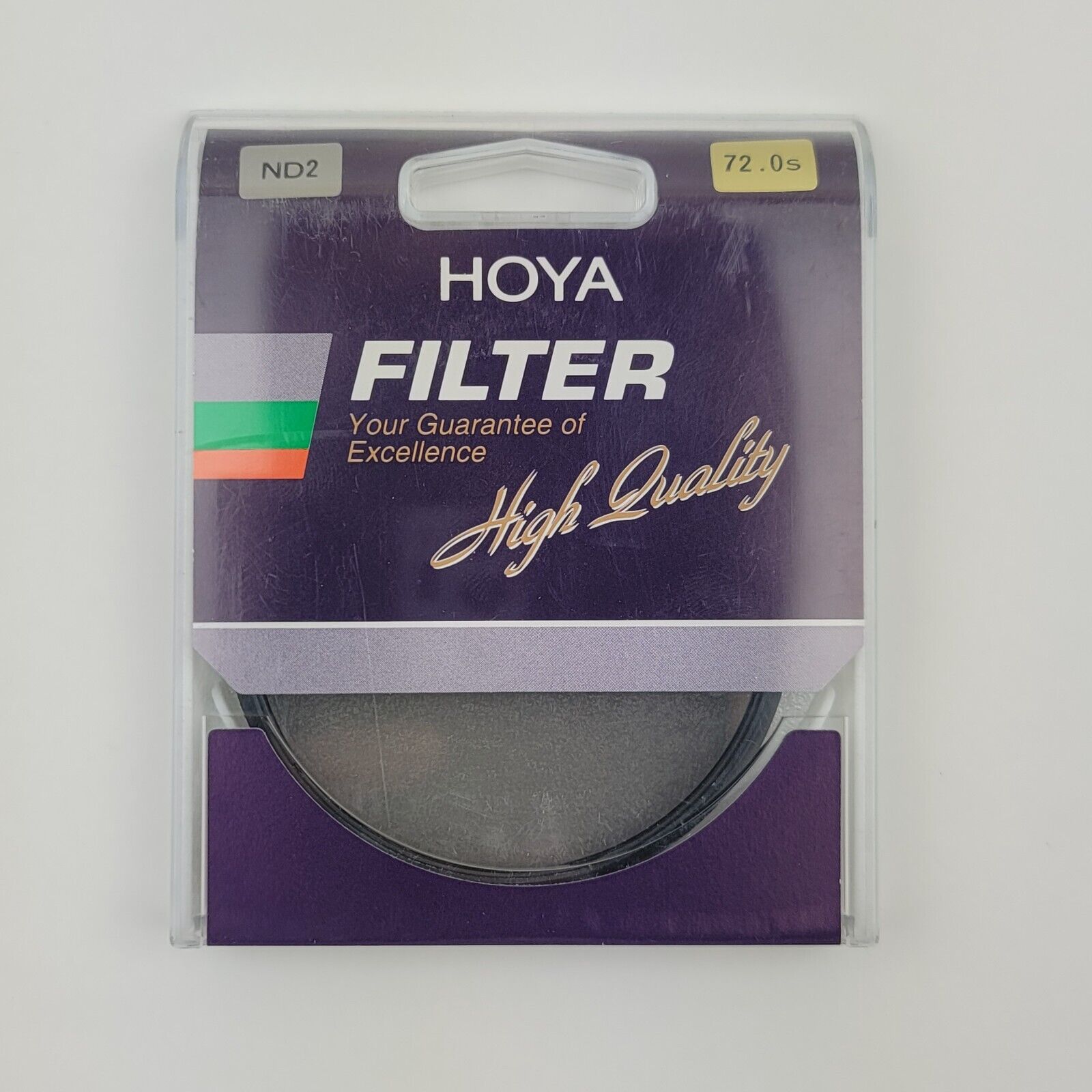 HOYA Filter ND2 NDX2 72.0S 72mm Made In Japan By Tokina Co. Ltd. New