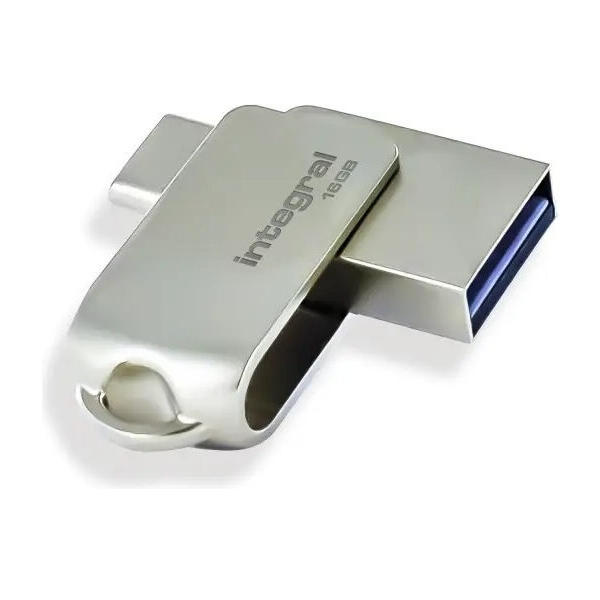 Integral 360-C Dual Clé USB - 32 Go - USB 3.2 Gen 1 / USB-C