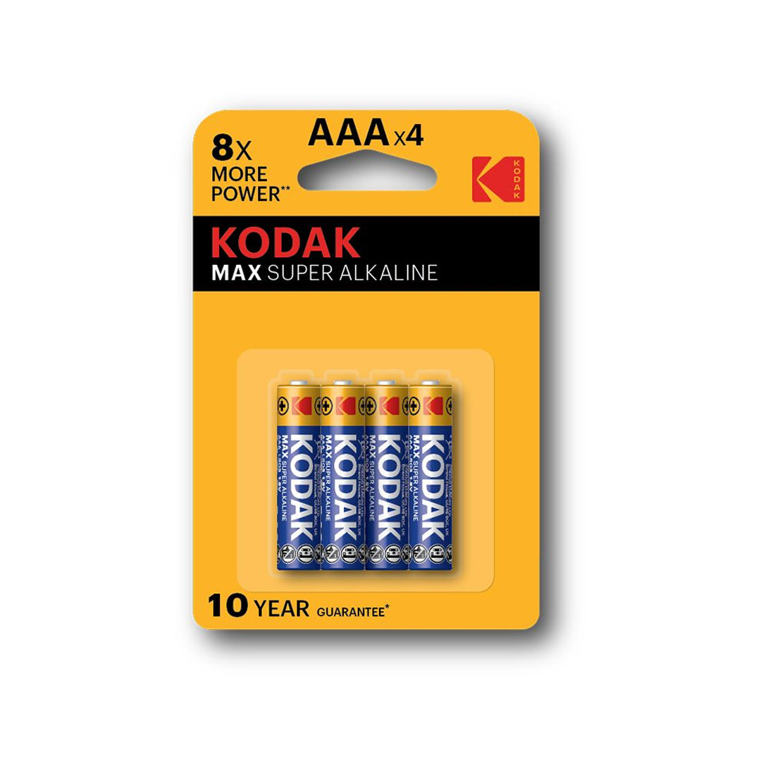 Kodak Max Alkaline Aaax4