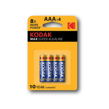 Kodak Max Alkaline Aaax4