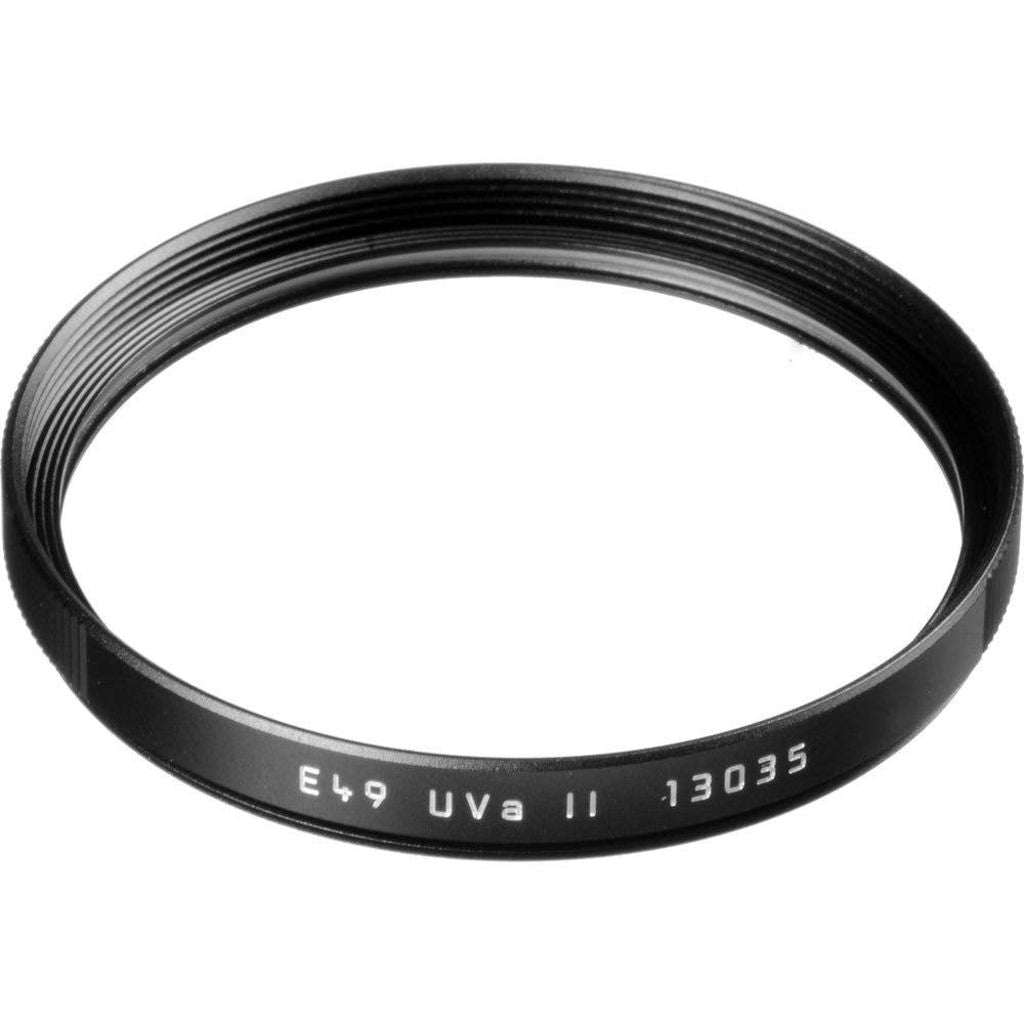 Leica Filter UVa II, E49, Black