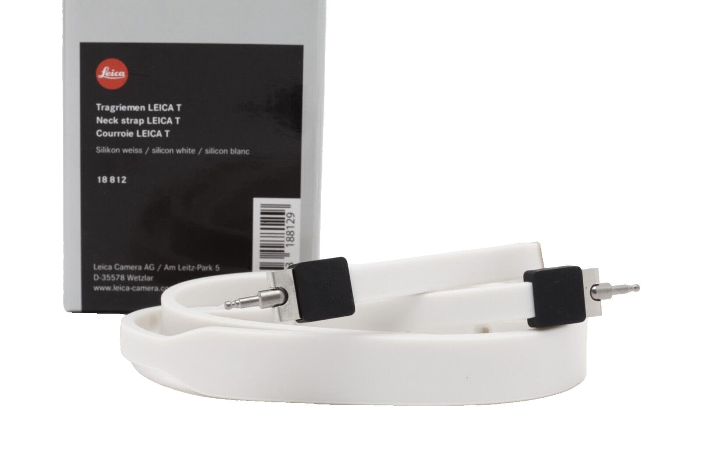 Leica Silicone Neck Strap For T Camera (White)