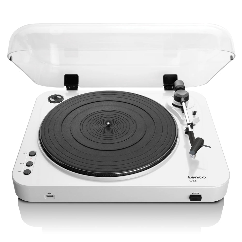 Lenco L-85 Turntable With USB Direct Encoding White