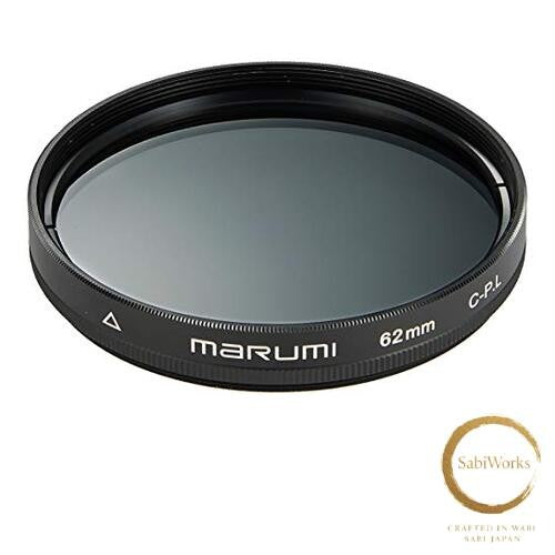 MARUMI PL Filter 62mm C-PL 62mm for Increased Contrast and Removal of
