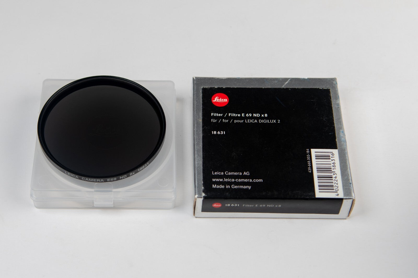 Leica E69 ND X8 Filter For Digilux 2 (18631)