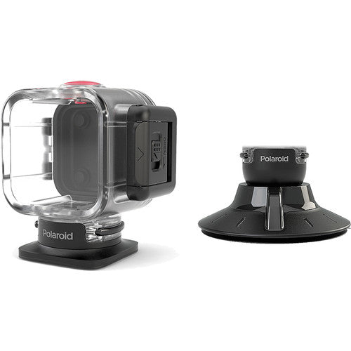 Polaroid CUBE Waterproof Case/Suction Mount