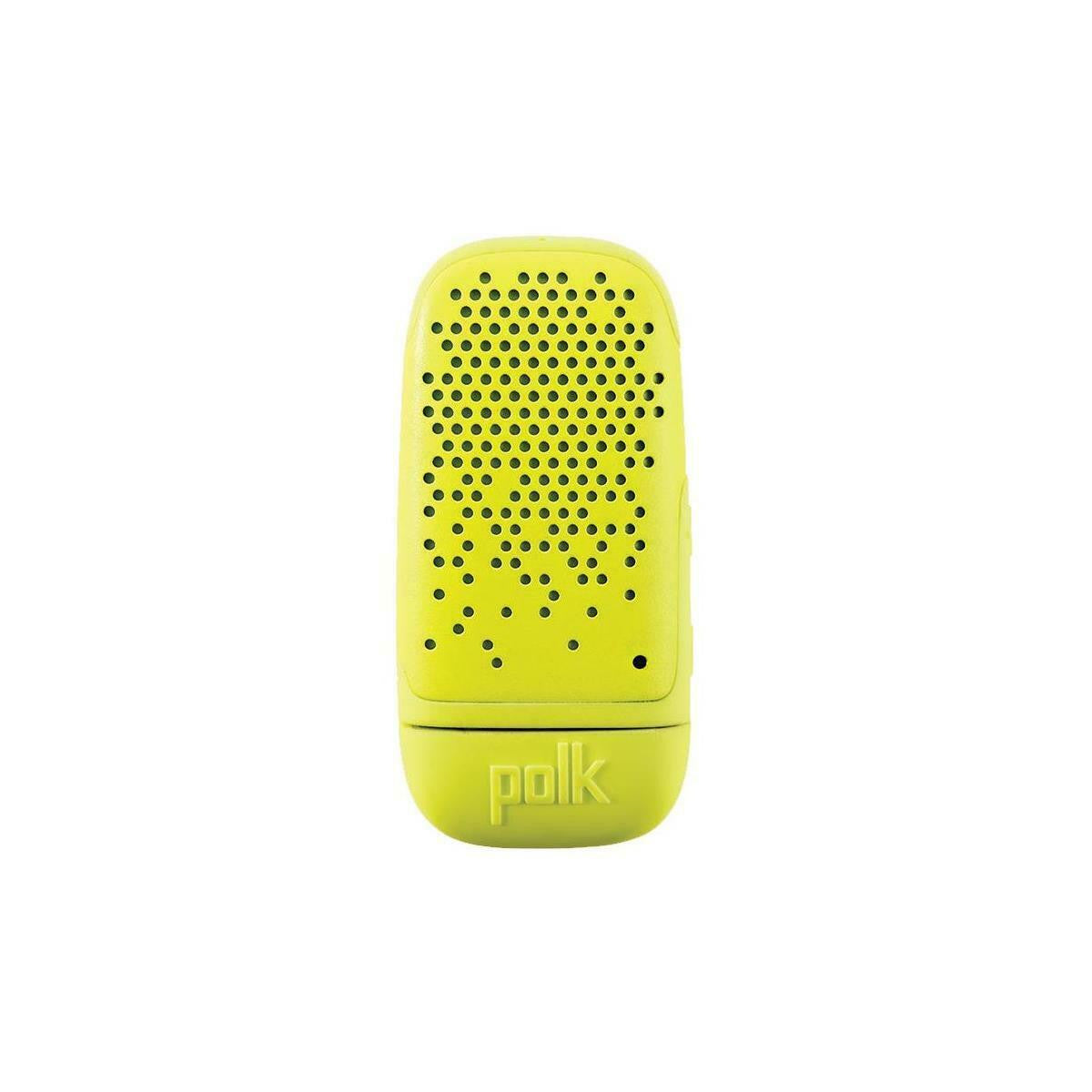 Polk Audio Bity-A Boom Bit Wearable Bluetooth Speaker, Volt Yellow