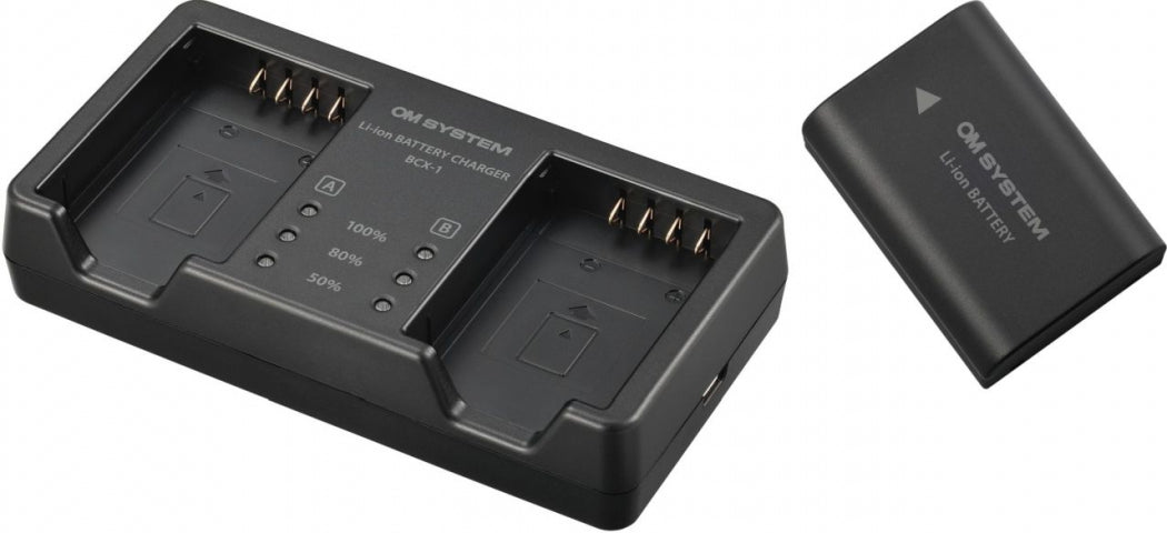 OM SYSTEM SBCX-1 Battery and Charger Kit