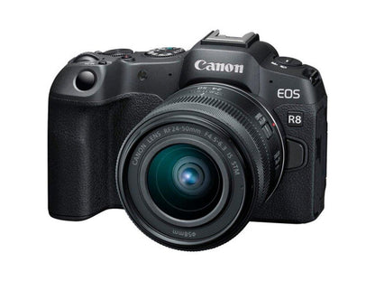 Canon EOS R8 Mirrorless Camera  + RF 24-50mm F4.5-6.3 IS STM Lens
