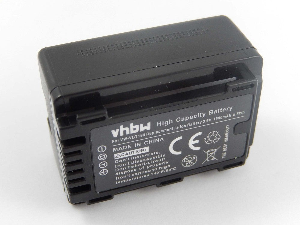 VHBW BATTERIA VW-VBT190 X PANASONIC